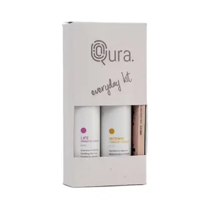 Qura Everyday LIVE KIT - шампоан и балсам с гребен 250 мл.