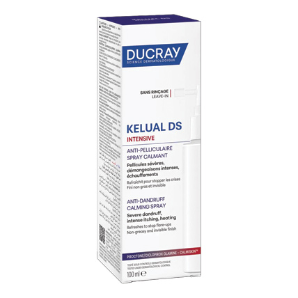 DU Ducray Kelual DS Intensive - успокояващ спрей против пърхот 100 мл.